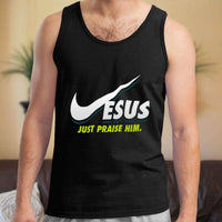 Load image into Gallery viewer, Designs by MyUtopia Shout Out:Jesus Just Praise Him Ultra Cotton Unisex Tank Top
