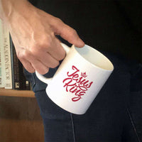 Load image into Gallery viewer, Designs by MyUtopia Shout Out:Jesus King Ceramic Coffee Mugs - White
