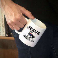 Load image into Gallery viewer, Designs by MyUtopia Shout Out:Jesus Savior of New Generation Ceramic Coffee Mugs - White
