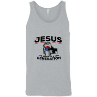 Load image into Gallery viewer, Designs by MyUtopia Shout Out:Jesus Savior of New Generation Cotton Unisex Tank Top,Athletic Heather / X-Small,Adult Unisex T-Shirt
