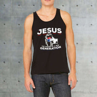 Load image into Gallery viewer, Designs by MyUtopia Shout Out:Jesus Savior of New Generation Cotton Unisex Tank Top
