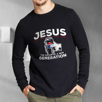 Load image into Gallery viewer, Designs by MyUtopia Shout Out:Jesus Savior of New Generation Long Sleeve Ultra Cotton Unisex T-Shirt
