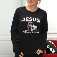 Load image into Gallery viewer, Designs by MyUtopia Shout Out:Jesus Savior of New Generation Long Sleeve Ultra Cotton Unisex T-Shirt
