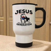 Load image into Gallery viewer, Designs by MyUtopia Shout Out:Jesus Savior of New Generation Travel Mug
