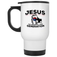Load image into Gallery viewer, Designs by MyUtopia Shout Out:Jesus Savior of New Generation Travel Mug
