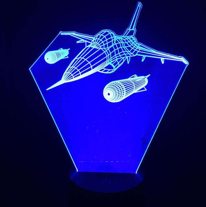 Designs by MyUtopia Shout Out:Jet USB Powered LED Night-light Lamp Glows in Multiple Colors
