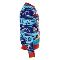 Load image into Gallery viewer, Designs by MyUtopia Shout Out:Jingle Bells Surfing Swells - Funny Surfing Christmas Fleece Lined Fashion Sweatshirt
