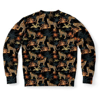 Load image into Gallery viewer, Designs by MyUtopia Shout Out:Jungle Leopard Fashion Fleece Lined Sweatshirt
