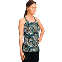 Load image into Gallery viewer, Designs by MyUtopia Shout Out:Jungle Leopard Ladies Flowy Tank Top
