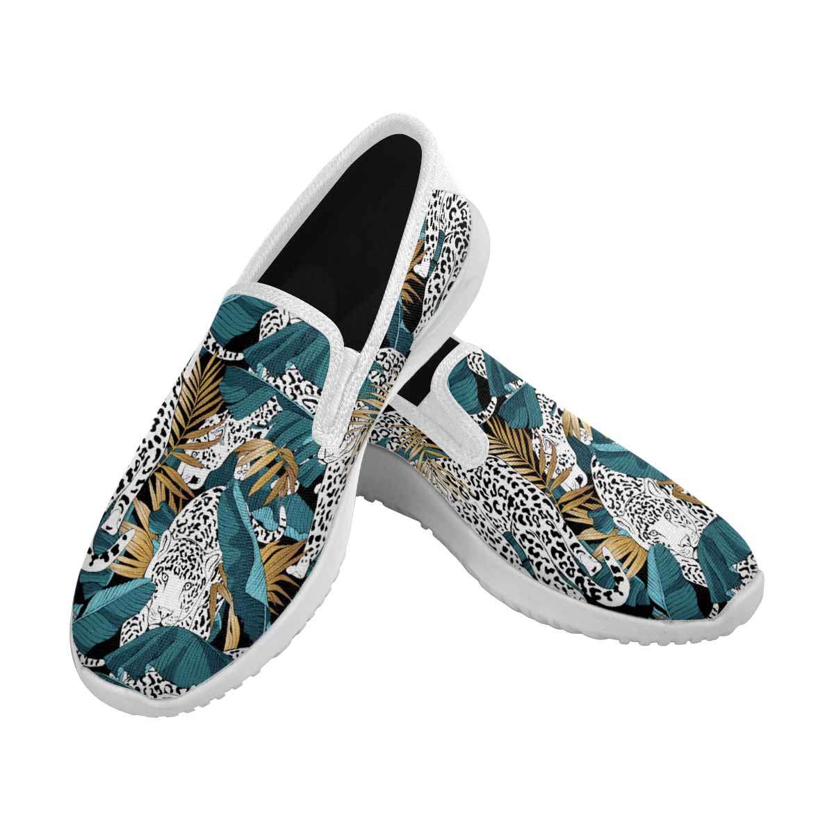 Designs by MyUtopia Shout Out:Jungle Leopards slip-on sneakers,US6 / EU36 / DG262191DXH1461D,Slip on sneakers