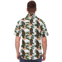 Load image into Gallery viewer, Designs by MyUtopia Shout Out:Jungle Tiger button down dress shirt
