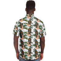 Load image into Gallery viewer, Designs by MyUtopia Shout Out:Jungle Tiger button down dress shirt
