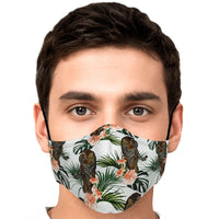 Load image into Gallery viewer, Designs by MyUtopia Shout Out:Jungle Tiger Fitted Face Mask w. Adjustable Ear Loops,Adult / Single / No filters,Fabric Face Mask
