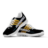 Load image into Gallery viewer, Designs by MyUtopia Shout Out:#JungleRoar Jacksonville Fan Running Shoes,Kid&#39;s / 11 CHILD (EU28) / Black,Running Shoes
