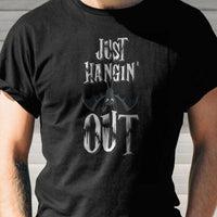 Load image into Gallery viewer, Designs by MyUtopia Shout Out:Just Hangin&#39; Out Adult Unisex Cotton Short Sleeve T-Shirt
