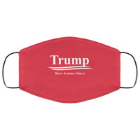 Load image into Gallery viewer, Designs by MyUtopia Shout Out:Keep America Great President Trump Adult Fabric Face Mask with Ear Loops,3 Layer Fabric Face Mask / Red / Adult,Fabric Face Mask
