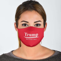 Load image into Gallery viewer, Designs by MyUtopia Shout Out:Keep America Great President Trump Adult Fabric Face Mask with Ear Loops
