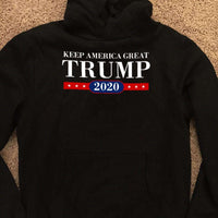 Load image into Gallery viewer, Designs by MyUtopia Shout Out:Keep America Great Trump 2020 Core Fleece Pullover Hoodie
