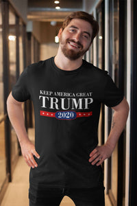 Load image into Gallery viewer, Designs by MyUtopia Shout Out:Keep America Great Trump 2020 Unisex Jersey Short-Sleeve T-Shirt
