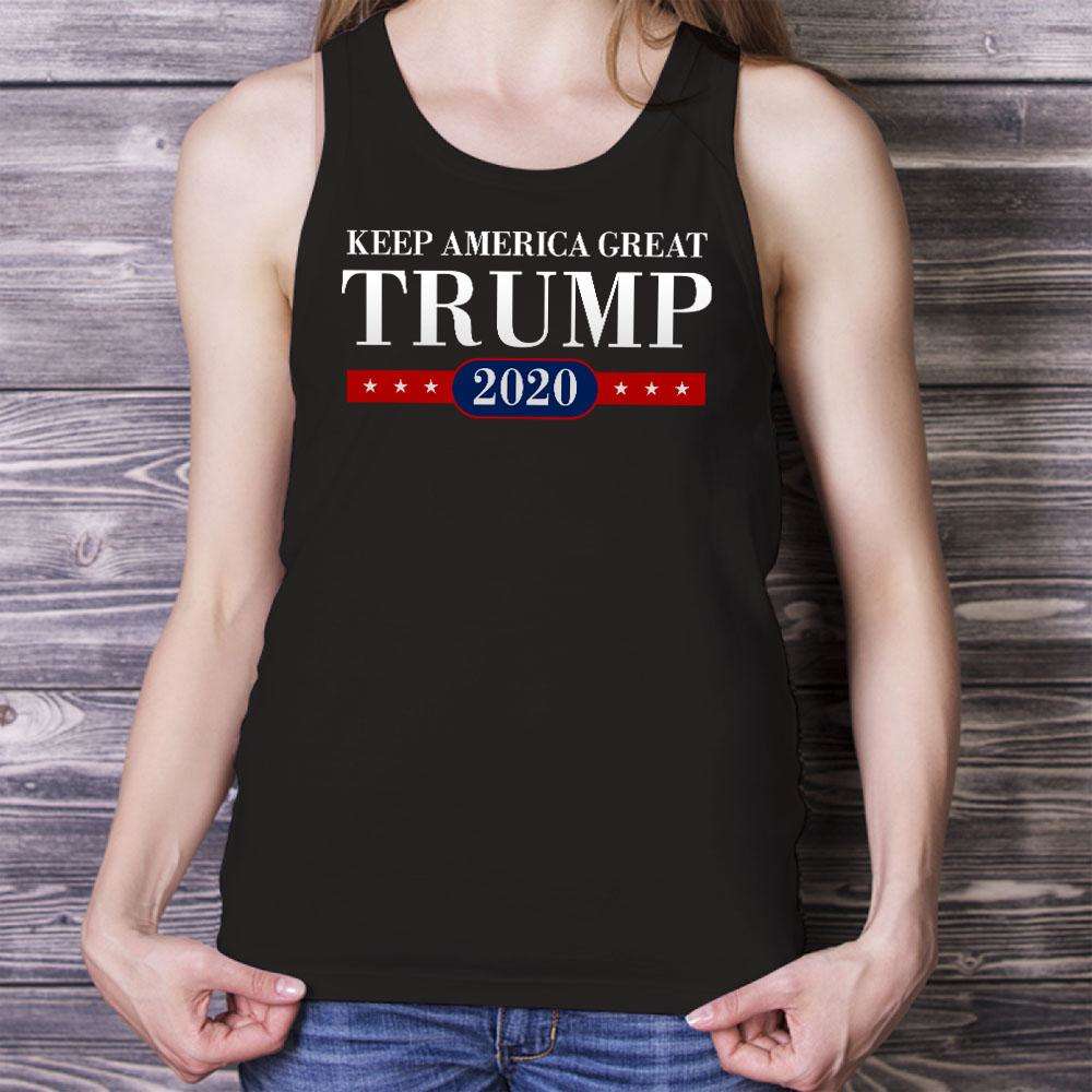 Designs by MyUtopia Shout Out:Keep America Great Trump 2020 Unisex Tank