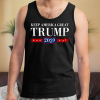 Load image into Gallery viewer, Designs by MyUtopia Shout Out:Keep America Great Trump 2020 Unisex Tank
