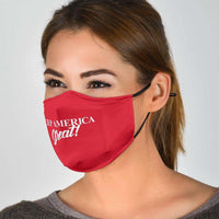Load image into Gallery viewer, Designs by MyUtopia Shout Out:Keep America Great Trump Adult Fabric Face Mask with Elastic Ear Loops
