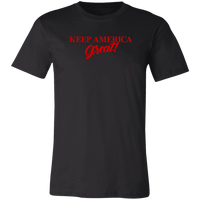 Load image into Gallery viewer, Designs by MyUtopia Shout Out:Keep America Great Trump Unisex Jersey Short-Sleeve T-Shirt,X-Small / Black,Adult Unisex T-Shirt
