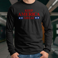 Load image into Gallery viewer, Designs by MyUtopia Shout Out:Keep America Great Trump v2 Long Sleeve Ultra Cotton T-Shirt
