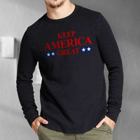 Load image into Gallery viewer, Designs by MyUtopia Shout Out:Keep America Great Trump v2 Long Sleeve Ultra Cotton T-Shirt
