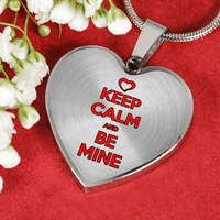 Load image into Gallery viewer, Designs by MyUtopia Shout Out:Keep Calm and Be Mine Heart Bangel
