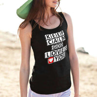 Load image into Gallery viewer, Designs by MyUtopia Shout Out:Keep Calm God Loves You Unisex Tank Top
