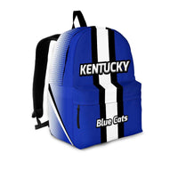 Load image into Gallery viewer, Designs by MyUtopia Shout Out:Kentucky Blue Cats Backpack,Large (18 x 14 x 8 inches) / Adult (Ages 13+) / Royal Blue,Backpacks
