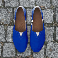 Load image into Gallery viewer, Designs by MyUtopia Shout Out:Kentucky Blue Cats Casual Canvas Slip on Shoes Women&#39;s Flats
