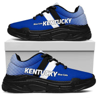 Load image into Gallery viewer, Designs by MyUtopia Shout Out:Kentucky #BlueCats Chunky Sneakers,Women&#39;s / Ladies US5.5 (EU36) / Blue,Chunky Sneakers
