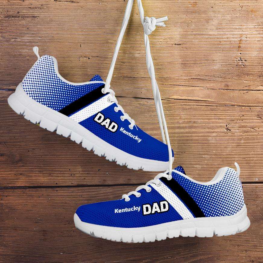 Designs by MyUtopia Shout Out:Kentucky DAD Basketball Fan Running Shoes