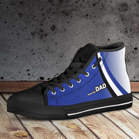 Load image into Gallery viewer, Designs by MyUtopia Shout Out:Kentucky DAD Basketball Fans Canvas High Top Shoes
