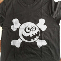 Load image into Gallery viewer, Designs by MyUtopia Shout Out:Kid Skull Adult Unisex Cotton Short Sleeve T-Shirt
