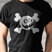 Load image into Gallery viewer, Designs by MyUtopia Shout Out:Kid Skull Adult Unisex Cotton Short Sleeve T-Shirt
