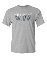 Load image into Gallery viewer, Designs by MyUtopia Shout Out:Killin&#39; It Adult Unisex T-Shirt,S / Athletic Heather,Adult Unisex T-Shirt
