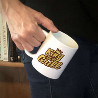 Load image into Gallery viewer, Designs by MyUtopia Shout Out:King of the Grill Ceramic Mug - White
