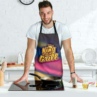 Load image into Gallery viewer, Designs by MyUtopia Shout Out:King of the Grill DAD Apron, Kitchen, Baking, BBQ, Grilling
