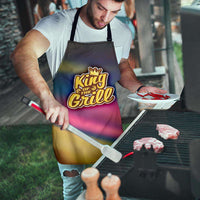 Load image into Gallery viewer, Designs by MyUtopia Shout Out:King of the Grill DAD Apron, Kitchen, Baking, BBQ, Grilling
