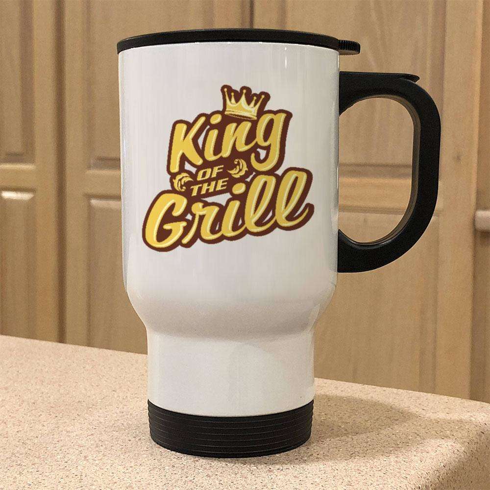 Designs by MyUtopia Shout Out:King of the Grill Travel Mug