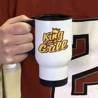 Load image into Gallery viewer, Designs by MyUtopia Shout Out:King of the Grill Travel Mug
