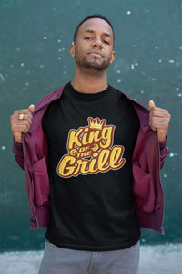 Load image into Gallery viewer, Designs by MyUtopia Shout Out:King of the Grill Ultra Cotton T-Shirts
