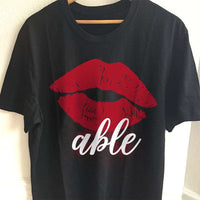 Load image into Gallery viewer, Designs by MyUtopia Shout Out:Kissable Valentines Day Humor Adult Unisex T-Shirt
