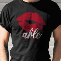 Load image into Gallery viewer, Designs by MyUtopia Shout Out:Kissable Valentines Day Humor Adult Unisex T-Shirt
