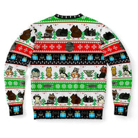 Load image into Gallery viewer, Designs by MyUtopia Shout Out:Kitten Wars Ugly Christmas Style Fashion Premium Sweatshirt
