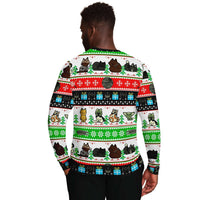 Load image into Gallery viewer, Designs by MyUtopia Shout Out:Kitten Wars Ugly Christmas Style Fashion Premium Sweatshirt
