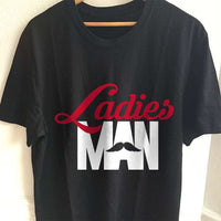 Load image into Gallery viewer, Designs by MyUtopia Shout Out:Ladies Man Valentines Day Humor Adult Unisex T-Shirt
